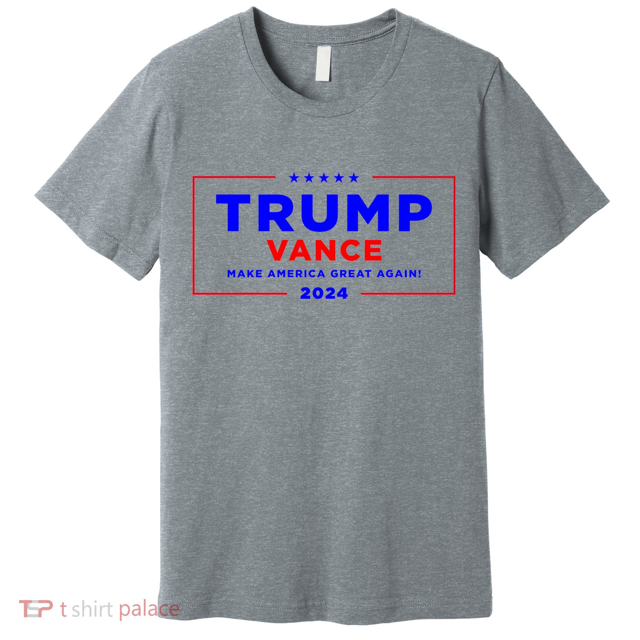 Trump Vance 2024 Front And Back Print Premium T-Shirt