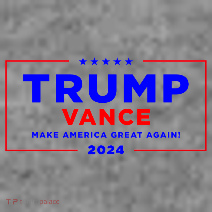 Trump Vance 2024 Front And Back Print Premium T-Shirt