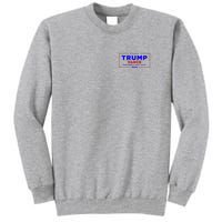 Trump Vance 2024 Front And Back Print Tall Sweatshirt