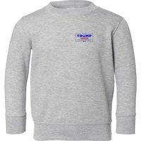 Trump Vance 2024 Front And Back Print Toddler Sweatshirt