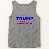 Trump Vance 2024 Front And Back Print Tank Top