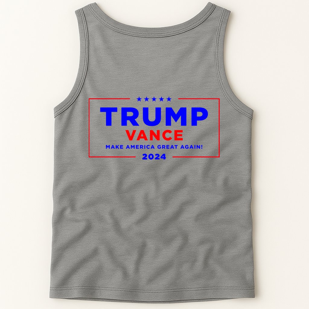 Trump Vance 2024 Front And Back Print Tank Top