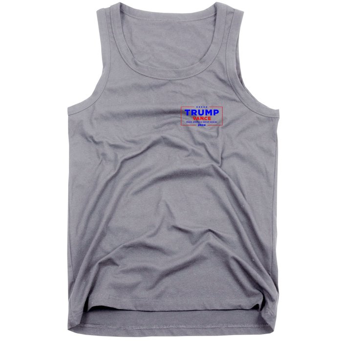 Trump Vance 2024 Front And Back Print Tank Top