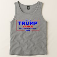 Trump Vance 2024 Front And Back Print Tank Top