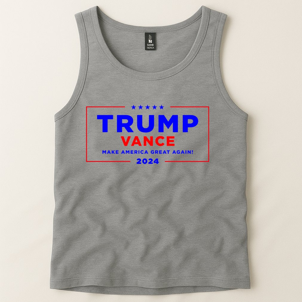 Trump Vance 2024 Front And Back Print Tank Top