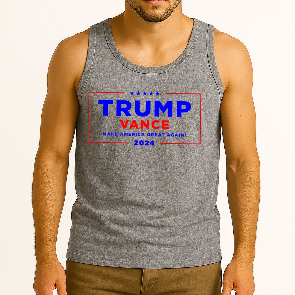 Trump Vance 2024 Front And Back Print Tank Top