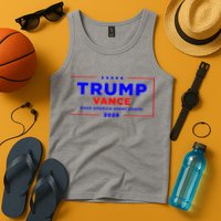 Trump Vance 2024 Front And Back Print Tank Top