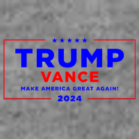 Trump Vance 2024 Front And Back Print Cropped Pullover Crew