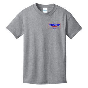 Trump Vance 2024 Front And Back Print Kids T-Shirt