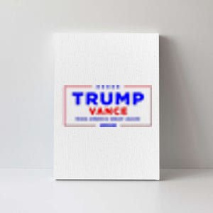 Trump Vance 2024 Front And Back Print Canvas