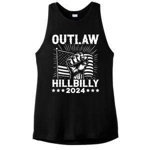 Trump Vance 2024 Donald Trump Jd Vance Outlaw Hillbilly Ladies PosiCharge Tri-Blend Wicking Tank