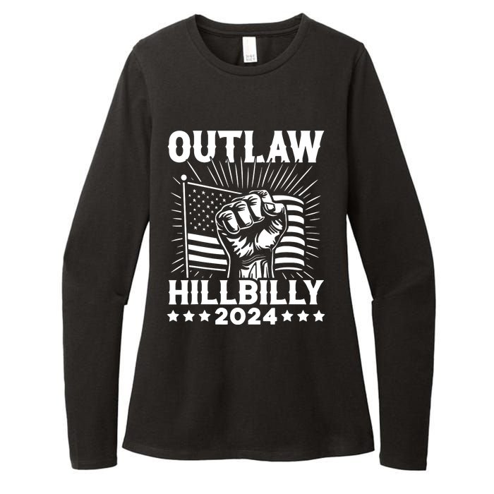 Trump Vance 2024 Donald Trump Jd Vance Outlaw Hillbilly Womens CVC Long Sleeve Shirt