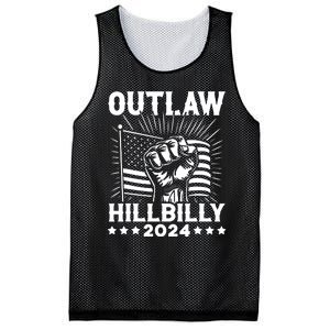 Trump Vance 2024 Donald Trump Jd Vance Outlaw Hillbilly Mesh Reversible Basketball Jersey Tank