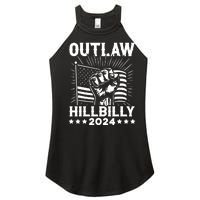 Trump Vance 2024 Donald Trump Jd Vance Outlaw Hillbilly Women's Perfect Tri Rocker Tank