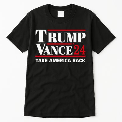 Trump Vance 2024 Take America Back Tall T-Shirt