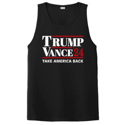 Trump Vance 2024 Take America Back PosiCharge Competitor Tank