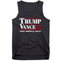 Trump Vance 2024 Take America Back Tank Top