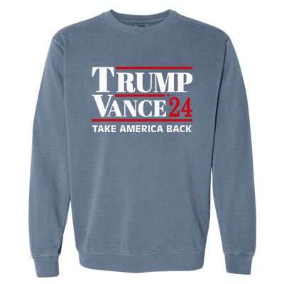 Trump Vance 2024 Take America Back Garment-Dyed Sweatshirt