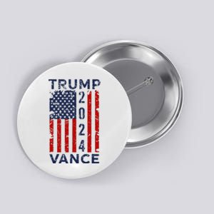 Trump Vance 2024 Us Flag Election President 2024 Button