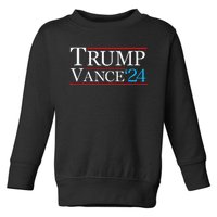 Trump Vance 2024 Trump Campaign Vance Toddler Sweatshirt