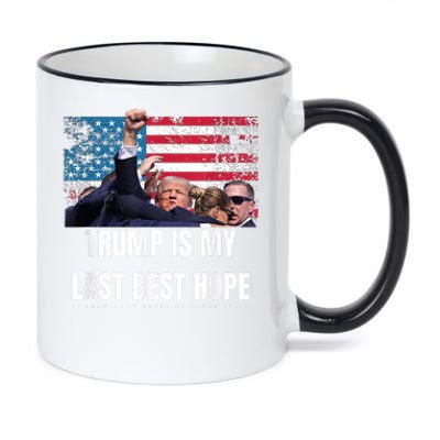 Trump Vance 2024 Retro Stripe Trump Jd Vance President 11oz Black Color Changing Mug