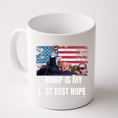 Trump Vance 2024 Retro Stripe Trump Jd Vance President Coffee Mug