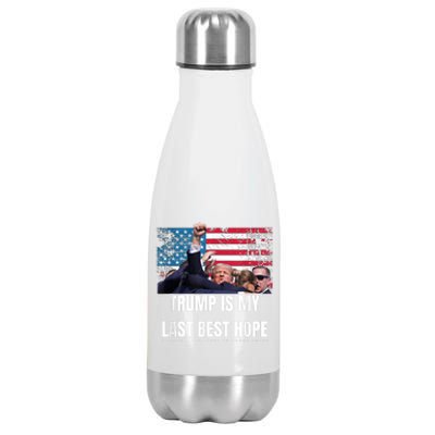 Trump Vance 2024 Retro Stripe Trump Jd Vance President Stainless Steel Insulated Water Bottle