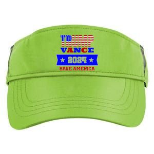 Trump Vance 2024 Save America Adult Drive Performance Visor