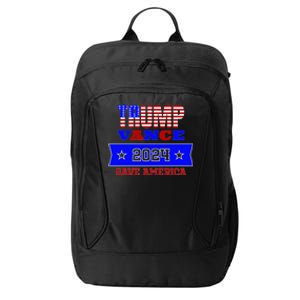 Trump Vance 2024 Save America City Backpack