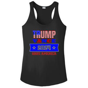 Trump Vance 2024 Save America Ladies PosiCharge Competitor Racerback Tank