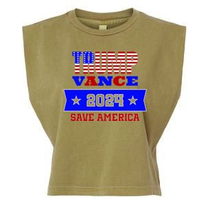 Trump Vance 2024 Save America Garment-Dyed Women's Muscle Tee