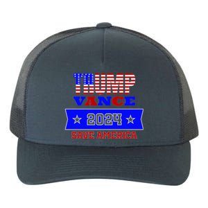 Trump Vance 2024 Save America Yupoong Adult 5-Panel Trucker Hat