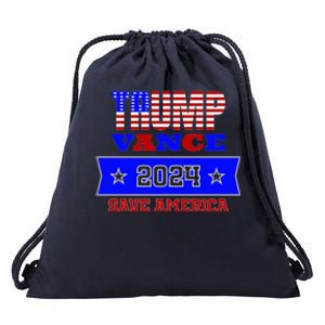 Trump Vance 2024 Save America Drawstring Bag