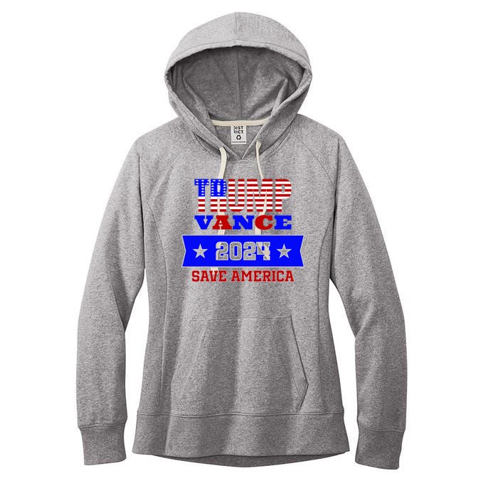 Trump Vance 2024 Save America Women's Fleece Hoodie