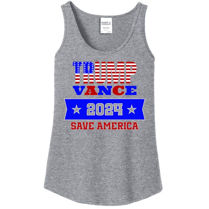 Trump Vance 2024 Save America Ladies Essential Tank