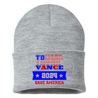 Trump Vance 2024 Save America Sustainable Knit Beanie