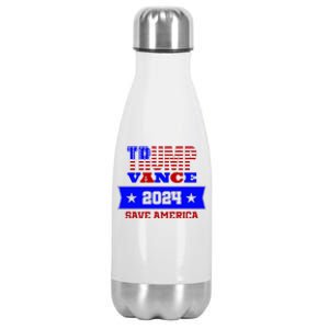 Trump Vance 2024 Save America Stainless Steel Insulated Water Bottle