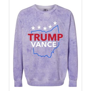 Trump Vance 2024 Colorblast Crewneck Sweatshirt