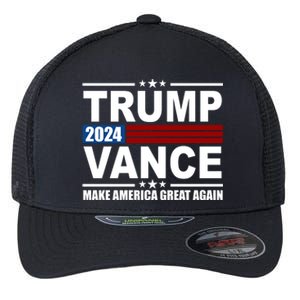 Trump Vance 2024 Make America Great Again Flexfit Unipanel Trucker Cap