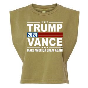 Trump Vance 2024 Make America Great Again Garment-Dyed Women's Muscle Tee