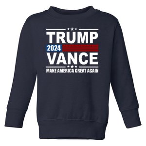 Trump Vance 2024 Make America Great Again Toddler Sweatshirt