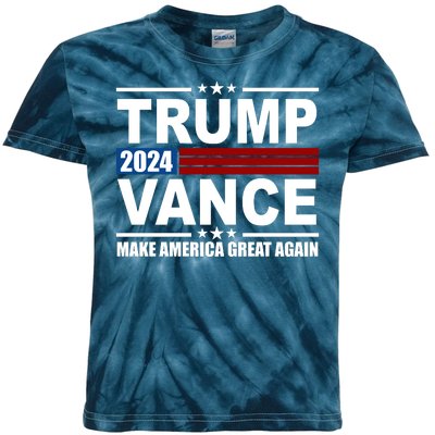 Trump Vance 2024 Make America Great Again Kids Tie-Dye T-Shirt