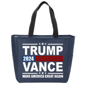 Trump Vance 2024 Make America Great Again Zip Tote Bag