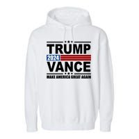 Trump Vance 2024 Make America Great Again Garment-Dyed Fleece Hoodie