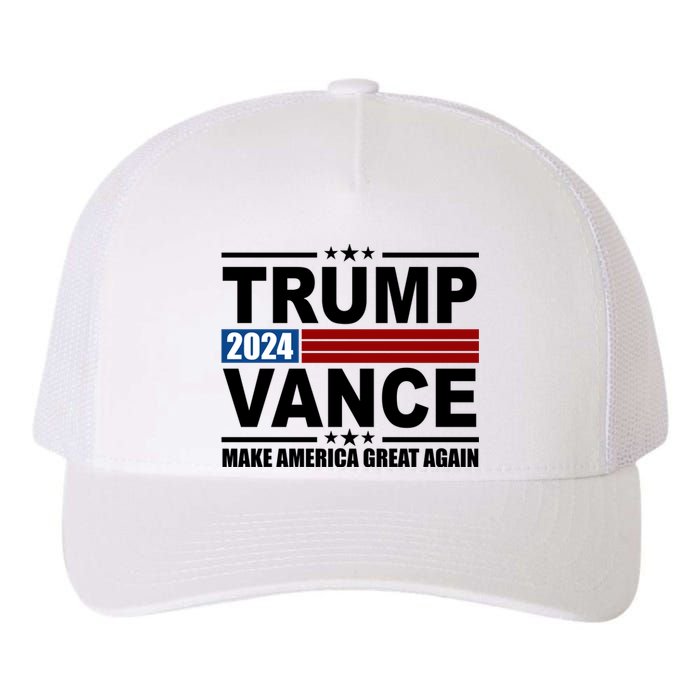 Trump Vance 2024 Make America Great Again Yupoong Adult 5-Panel Trucker Hat