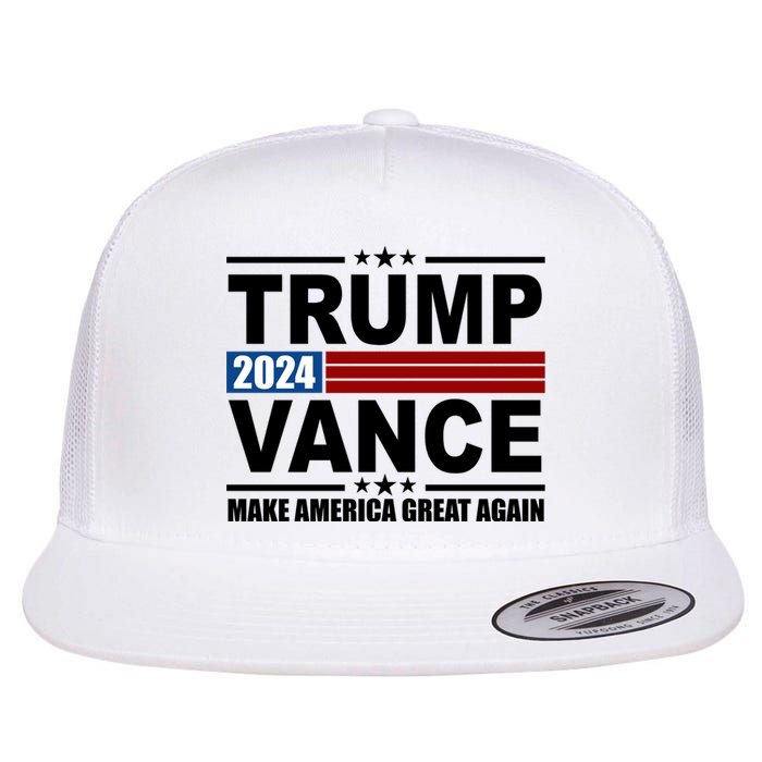 Trump Vance 2024 Make America Great Again Flat Bill Trucker Hat