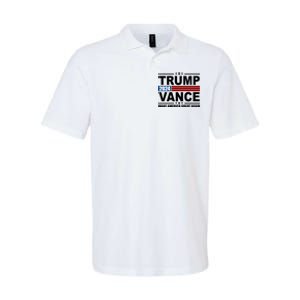 Trump Vance 2024 Make America Great Again Softstyle Adult Sport Polo