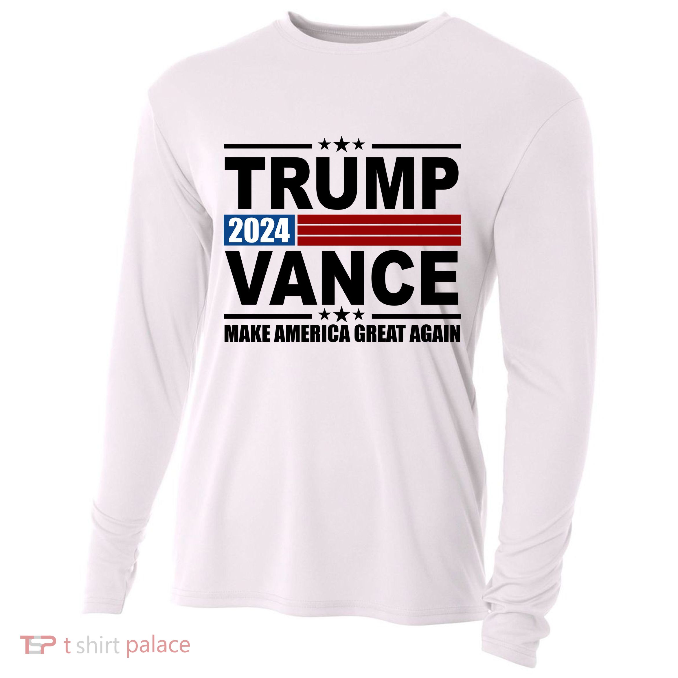 Trump Vance 2024 Make America Great Again Cooling Performance Long Sleeve Crew