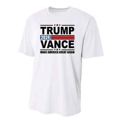 Trump Vance 2024 Make America Great Again Youth Performance Sprint T-Shirt