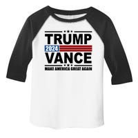 Trump Vance 2024 Make America Great Again Toddler Fine Jersey T-Shirt